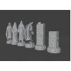 Ancient Persia Chess Set — STL Files for 3D Printing (Instant Download)