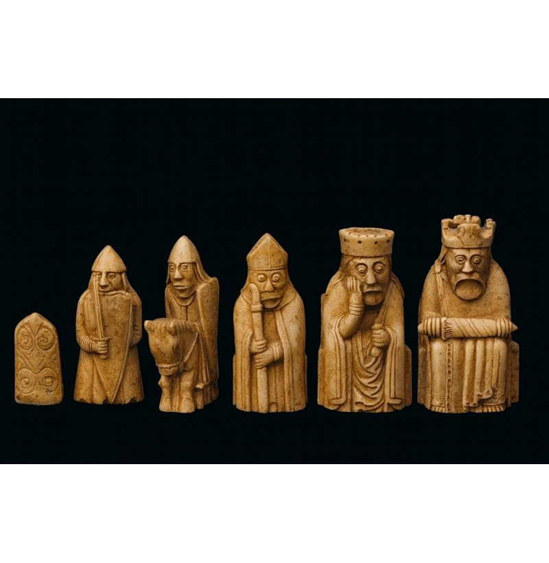 Lewis Chessmen Full Set STL Files — buy for 3D printing