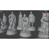 French Army of 1346 — Battle of Crécy Chess Set STL Files for 3D Printing