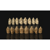 Medieval Viking Chess Set STL – Historical 3D Printable Chess Pieces