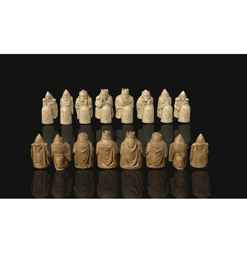Medieval Viking Chess Set STL – Historical 3D Printable Chess Pieces