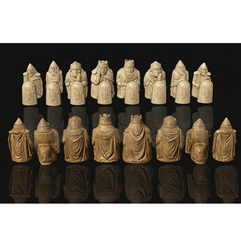 Medieval Viking Chess Set STL – Historical 3D Printable Chess Pieces