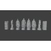 Goth Chess Set STL Files for 3D Printing
