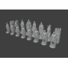 Goth Chess Set STL Files for 3D Printing