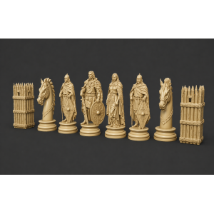 Goth Chess Set STL Files for 3D Printing