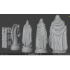 Goth Chess Set STL Files for 3D Printing