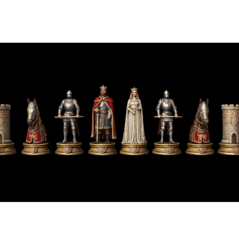 Grunwald Battle Chess Set STL Files for 3D Printing