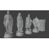 Ancient Carthage Chess Set — STL File for 3D Printing