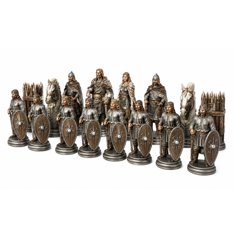 Rome vs Goths Chess Set STL for 3D Printing