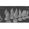 Polish Army 1410 — Grunwald Chess Set STL File for 3D Printing