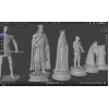 Polish Army 1410 — Grunwald Chess Set STL File for 3D Printing