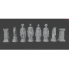 Roman Chess Set STL Files for 3D Printing