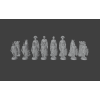 Roman Chess Set STL Files for 3D Printing