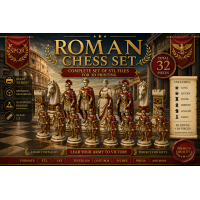 Римский шахматный набор — STL файл для 3D печати