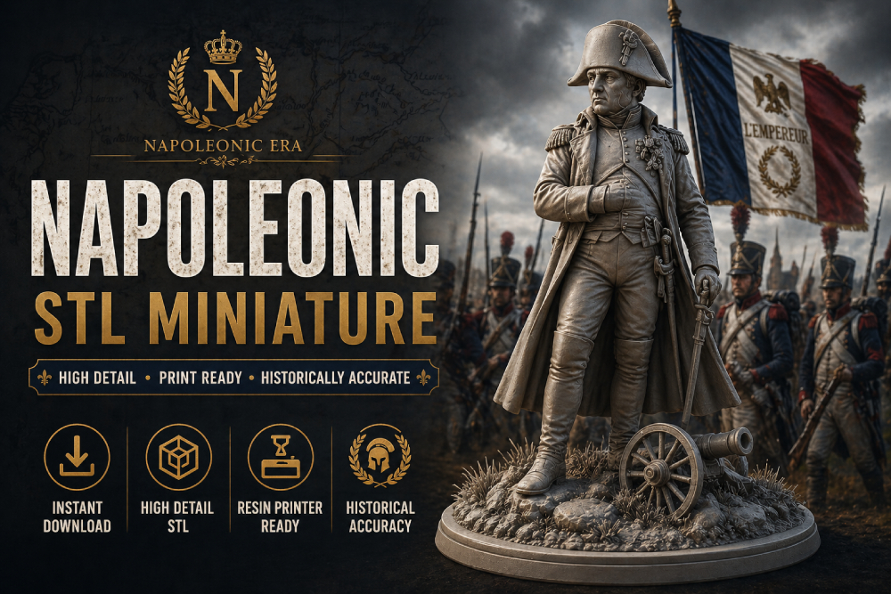 Napoleonic STL Miniature