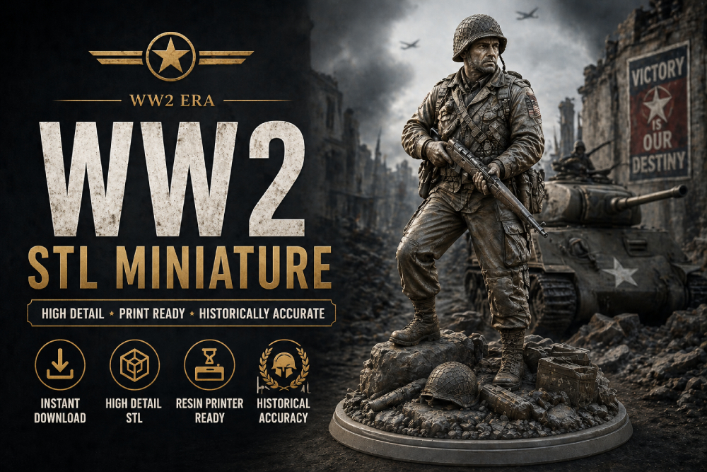 WW2 STL Miniature